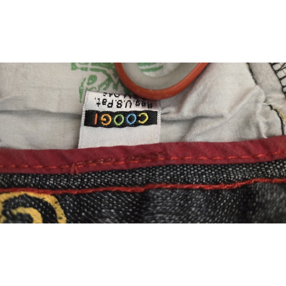 Vintage Men's Coogie Wide Leg Jeans with Embroidered Pockets - Picture 14 of 16